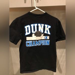 🥛Black Champion Oreo dunk T-Shirt Men’s Small 🍪